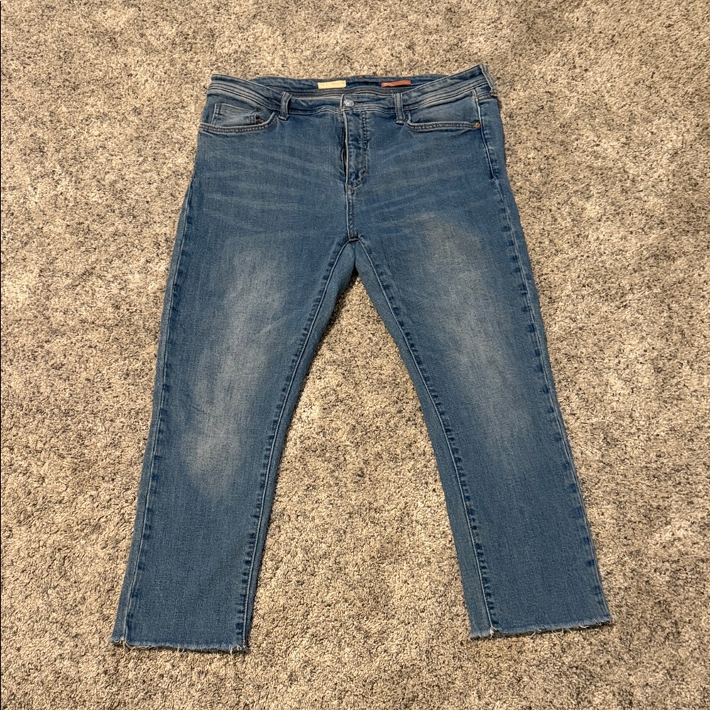 Pilcro Blue Ankle Jeans